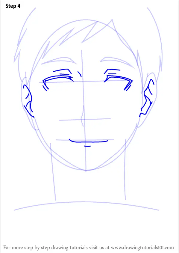 Step by Step How to Draw Chikara Ennoshita from Haikyuu ...