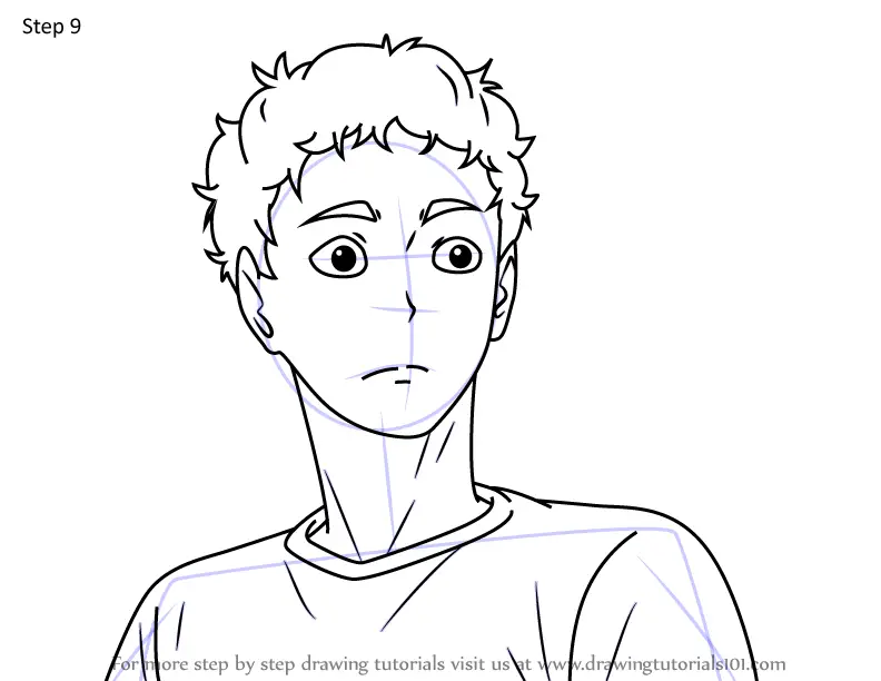 Learn How to Draw Eikichi Chigaya from Haikyuu!! (Haikyuu!!) Step by ...