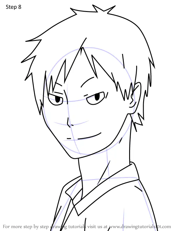 Learn How to Draw Hiroki Tamagawa from Haikyuu!! (Haikyuu!!) Step by ...