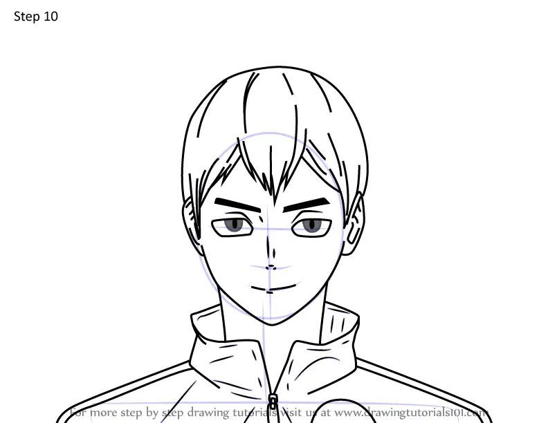 Learn How to Draw Shinsuke Kita from Haikyuu!! (Haikyuu!!) Step by Step ...