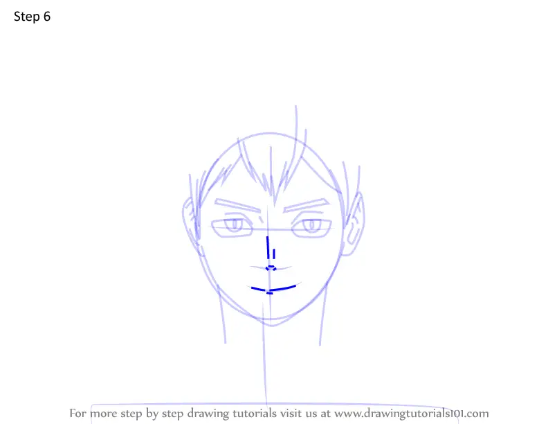 Learn How to Draw Shinsuke Kita from Haikyuu!! (Haikyuu!!) Step by Step ...