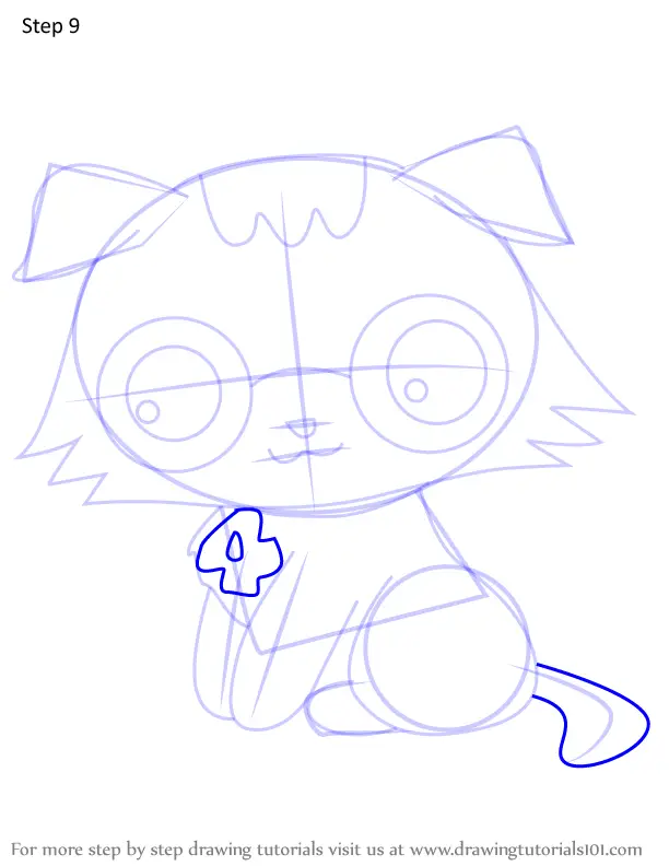 learn how to draw alex from hello kitty hello kitty step