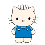 How to Draw Dear Daniel from Hello Kitty