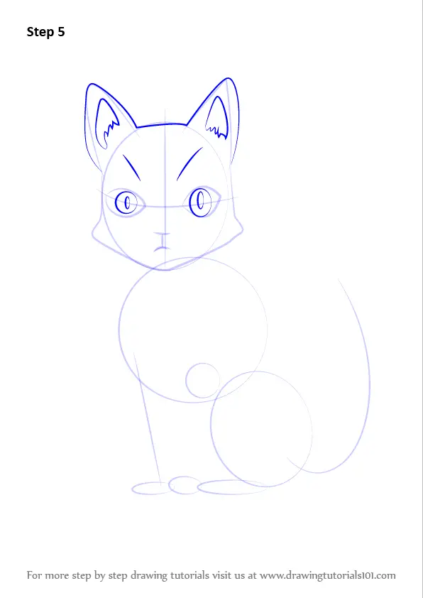 Step by Step How to Draw Cammot Cat from Holy Knight ...