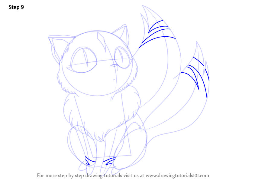 Learn How to Draw Kirara from Inuyasha (Inuyasha) Step by Step