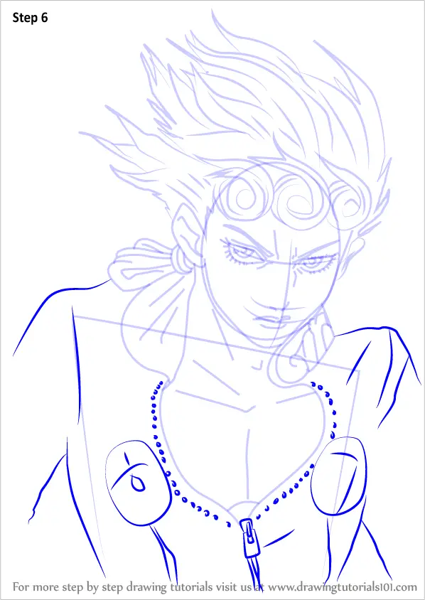 Learn How to Draw Giorno Giovanna from JoJo s Bizarre 