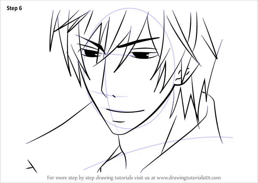 Step by Step How to Draw Kyo ijuuin from Junjou Romantica ...