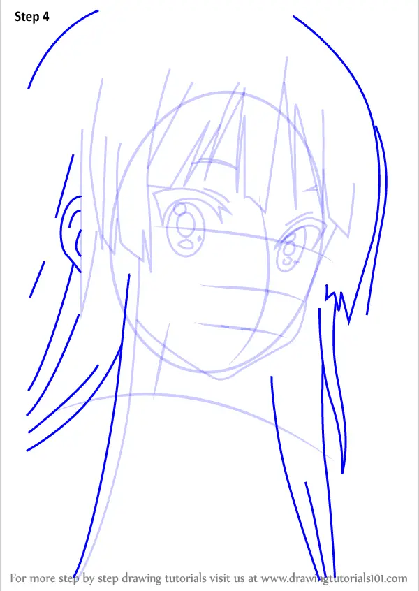 Learn How to Draw Mio Akiyama from K-ON!! (K-ON!!) Step by Step ...