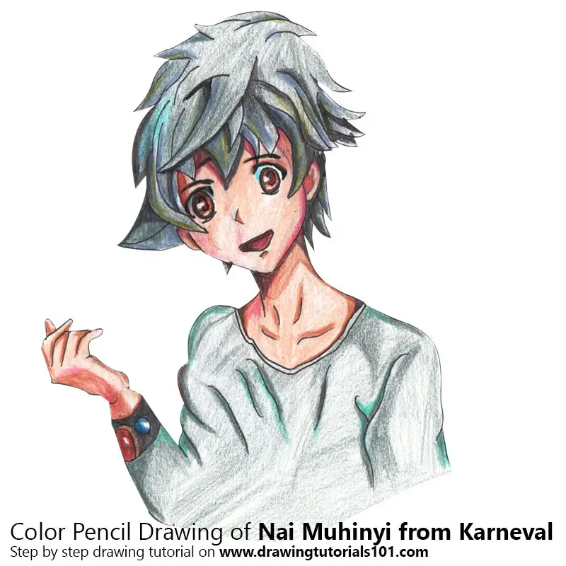 Nai Muhinyi from Karneval Color Pencil Drawing