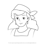How to Draw Kokiri from Kiki's Delivery Service