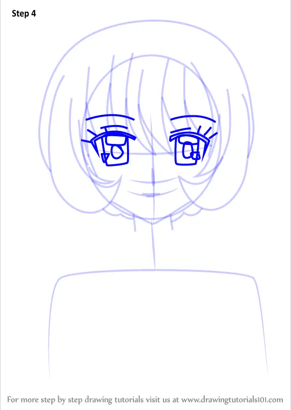 Step by Step How to Draw Tsukishima Luna from Kirarin Revolution ...