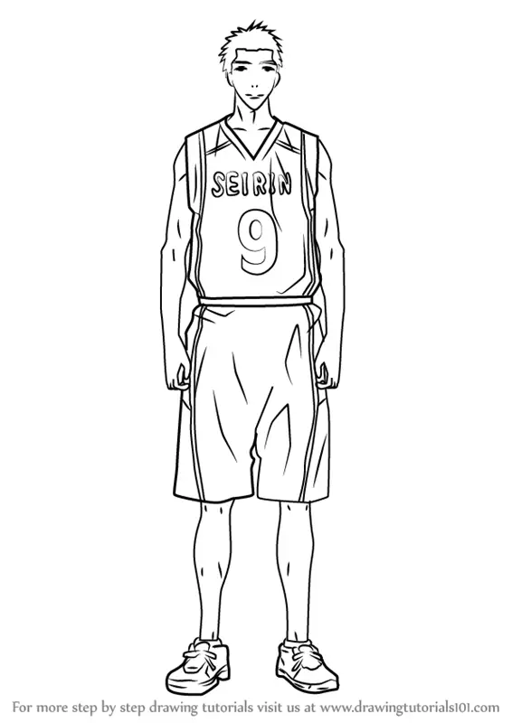 Step by Step How to Draw Satoshi Tsuchida from Kuroko no Basuke ...