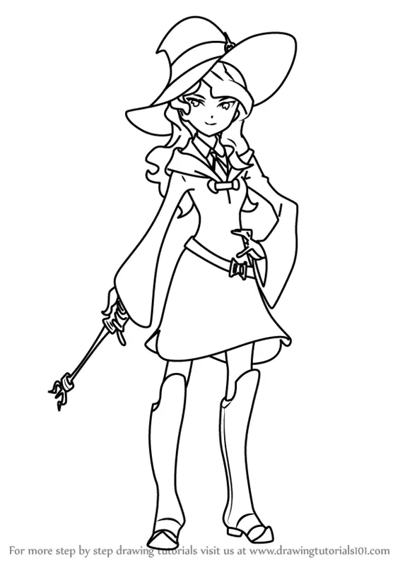 Learn How to Draw Diana Cavendish from Little Witch Academia (Little ...