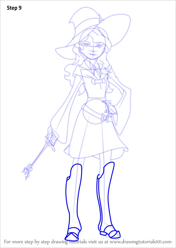 Learn How to Draw Diana Cavendish from Little Witch Academia (Little ...
