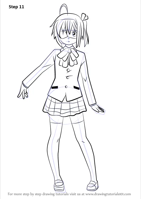 Learn How to Draw Rikka Takanashi from Love, Chunibyo & Other Delusions ...