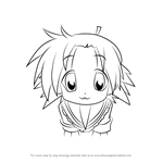 How to Draw Akira Kogami from Lucky Star