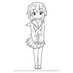 How to Draw Misao Kusakabe from Lucky Star
