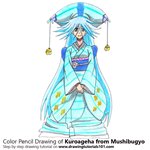 How to Draw Kuroageha from Mushibugyo