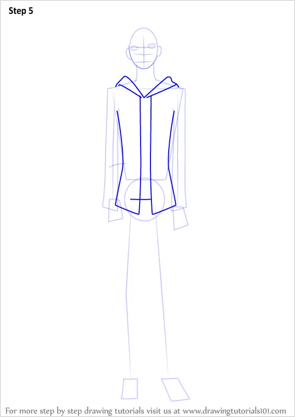 How to Draw an Anime Coat - Easy Step by Step Tutorial