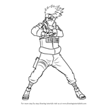 How to Draw Kakashi Hatake from Naruto