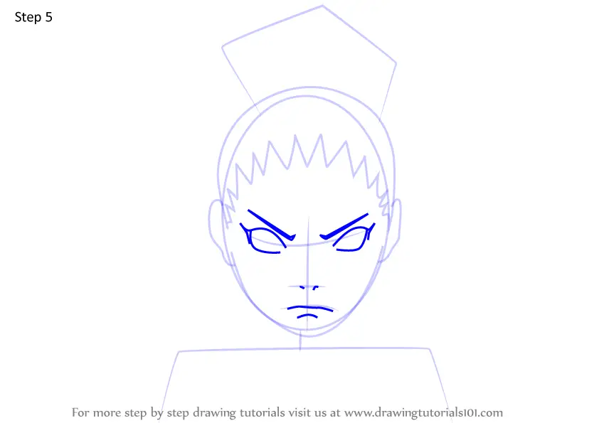 Learn How to Draw Shikadai Nara from Naruto (Naruto) Step by Step