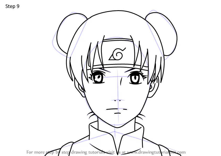 How to Draw Tenten from Naruto. 