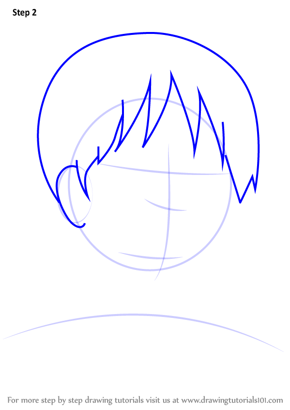 Step by Step How to Draw Koujirou Sasahara from Nichijou ...