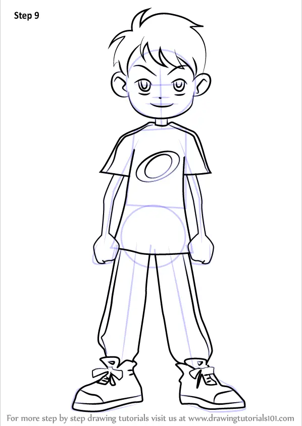 Learn How to Draw Kota Amano from Ojamajo Doremi (Ojamajo Doremi) Step ...