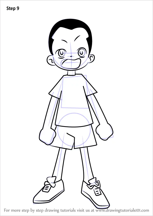 Step by Step How to Draw Kotaro Okajima from Ojamajo Doremi ...