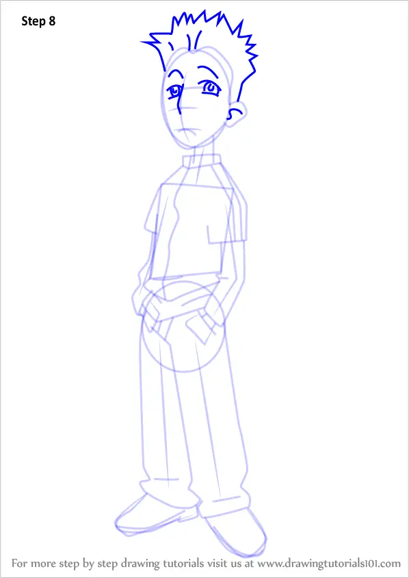 Step by Step How to Draw Takeshi Hasebe from Ojamajo Doremi ...