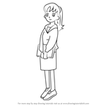 How to Draw Yuka Nishizawa from Ojamajo Doremi