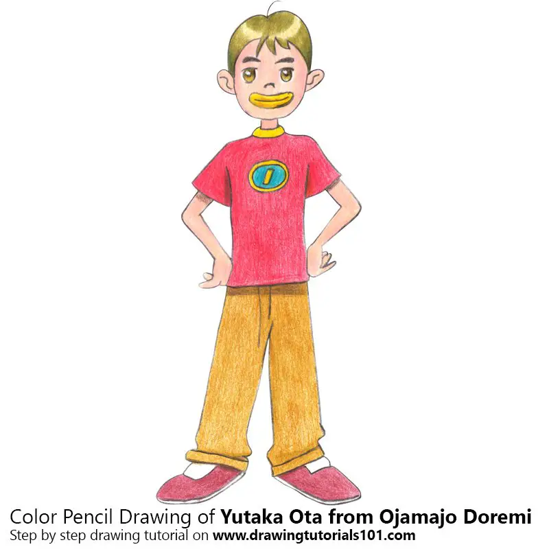 Yutaka Ota from Ojamajo Doremi Color Pencil Drawing