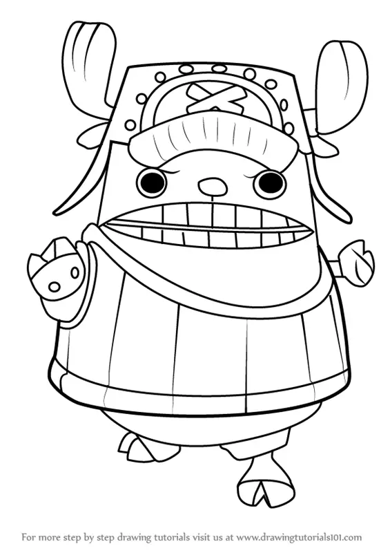 Learn How to Draw Chopper Kung Fu Point from One Piece (One Piece) Step ...