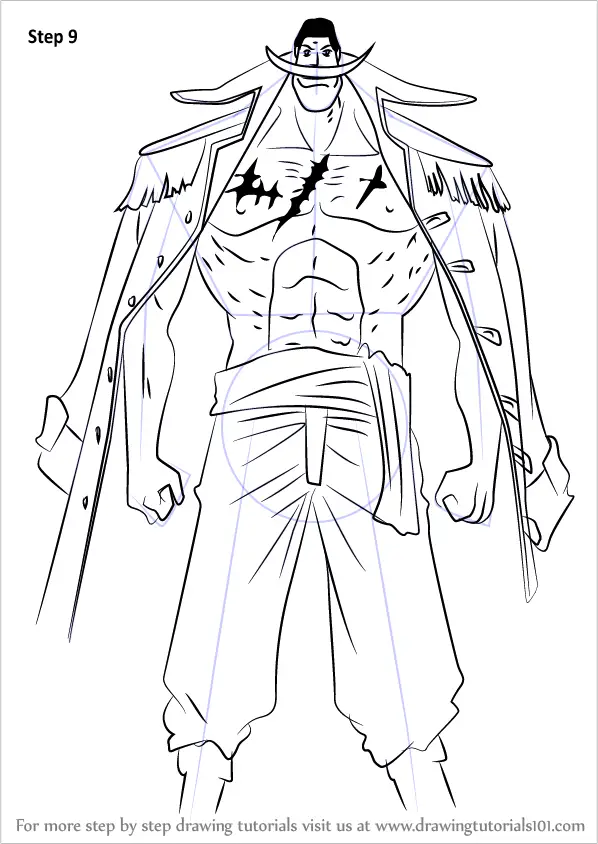Learn How to Draw Edward Newgate aka Whitebeard from One Piece (One ...