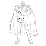 How to Draw Garp from One Piece