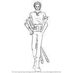 How to Draw Roronoa Zoro from One Piece