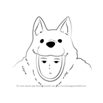 How to Draw Watchdog-man from One-Punch Man