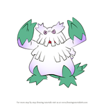 How to Draw Abomasnow from Pokemon printable step by step drawing sheet ...