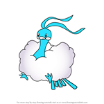 How to Draw Altaria from Pokemon