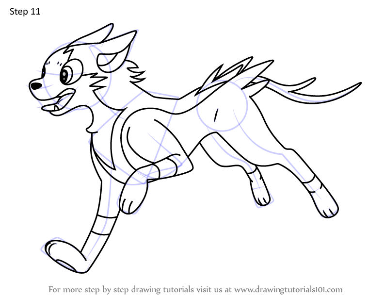 Learn How to Draw Boltund from Pokemon (Pokemon) Step by Step : Drawing