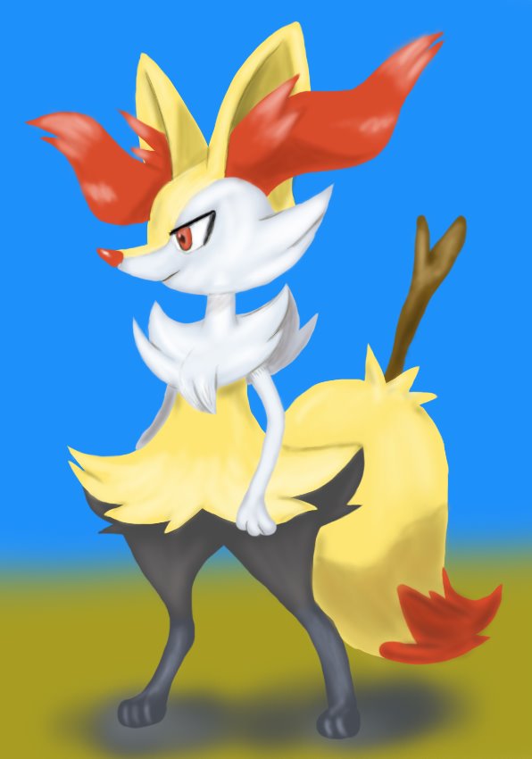 Learn How to Draw Braixen from Pokemon (Pokemon) Step by Step : Drawing