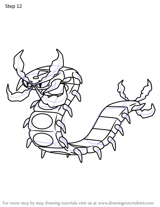 Learn How to Draw Centiskorch from Pokemon (Pokemon) Step by Step