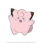 How to Draw Clefairy from Pokemon