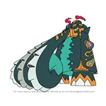How to Draw Copperajah Gigantamax from Pokemon