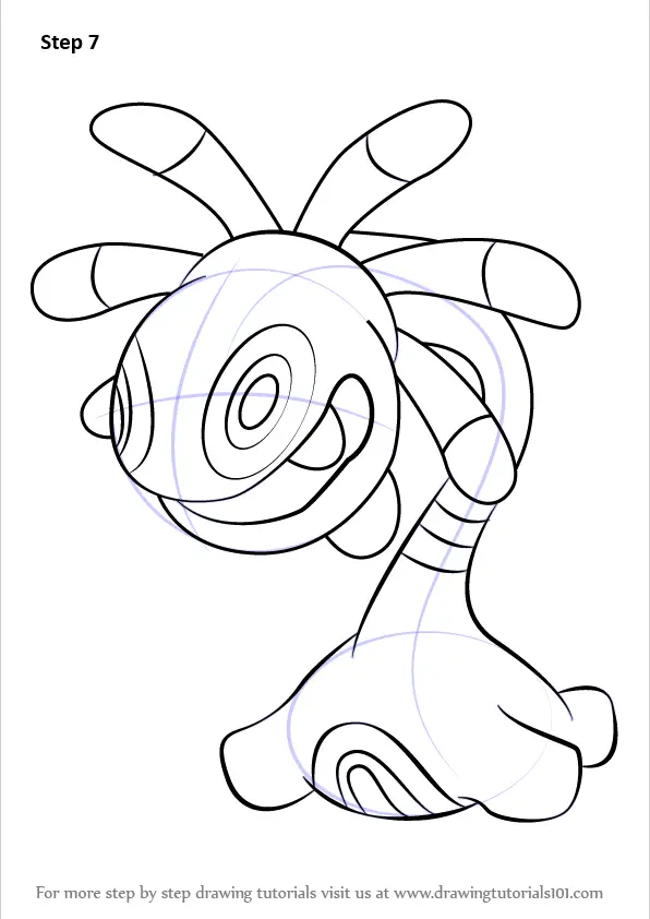 Learn How to Draw Cradily from Pokemon (Pokemon) Step by Step : Drawing