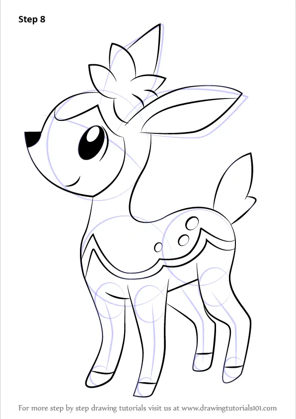 Learn How to Draw Deerling from Pokemon (Pokemon) Step by Step