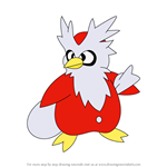 How to Draw Delibird from Pokemon