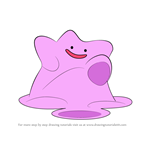 How to Draw Ditto from Pokemon