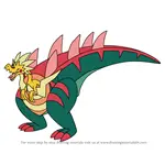 How to Draw Dracozolt from Pokemon
