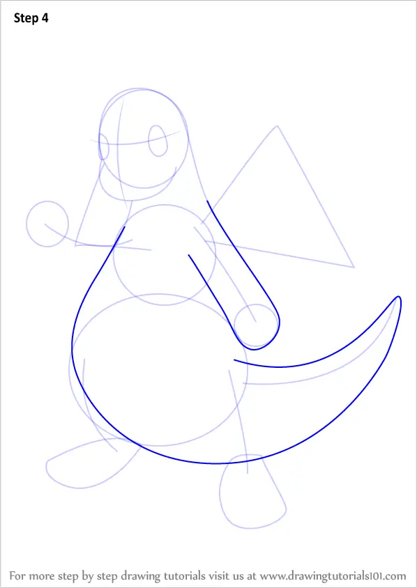 Learn How to Draw Dragonite from Pokemon (Pokemon) Step by Step
